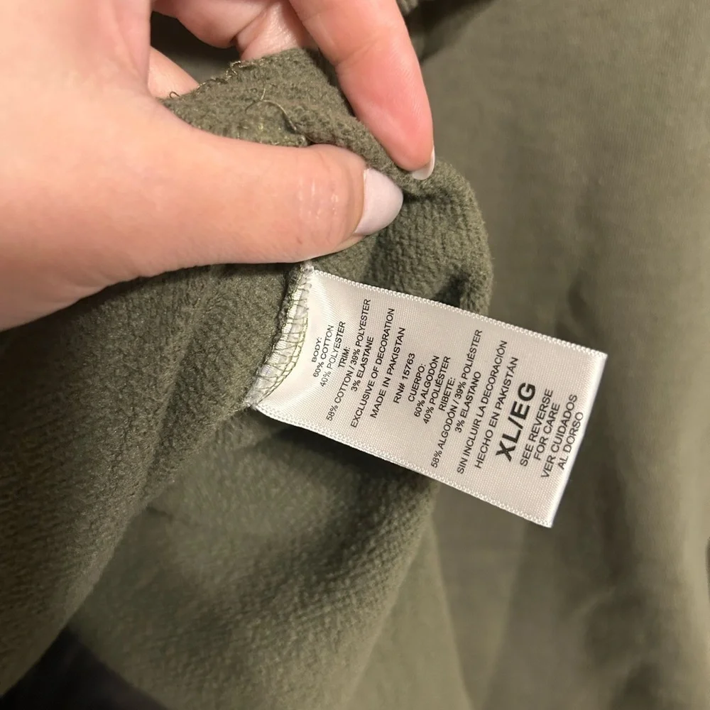 Women’s Champion Olive Green Hoodie - Picture 6 of 7